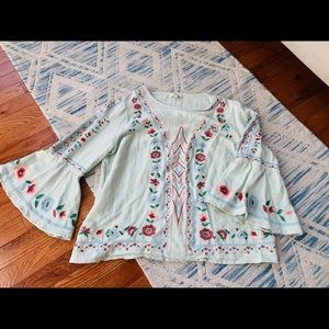 Umgee Embroidered Top